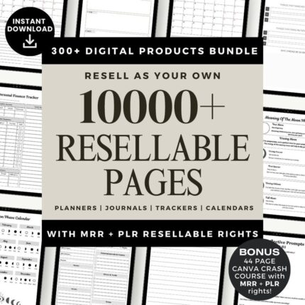 Done for You Resellable Digital Products Bundle with MRR/PLR